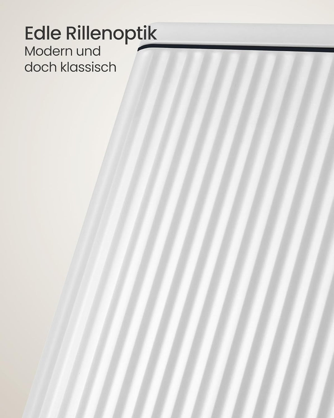 SONGMICS Mülleimer Küche, 50 L Abfalleimer mit Pedal, Tretmülleimer mit Deckel, Softclose, herausneh