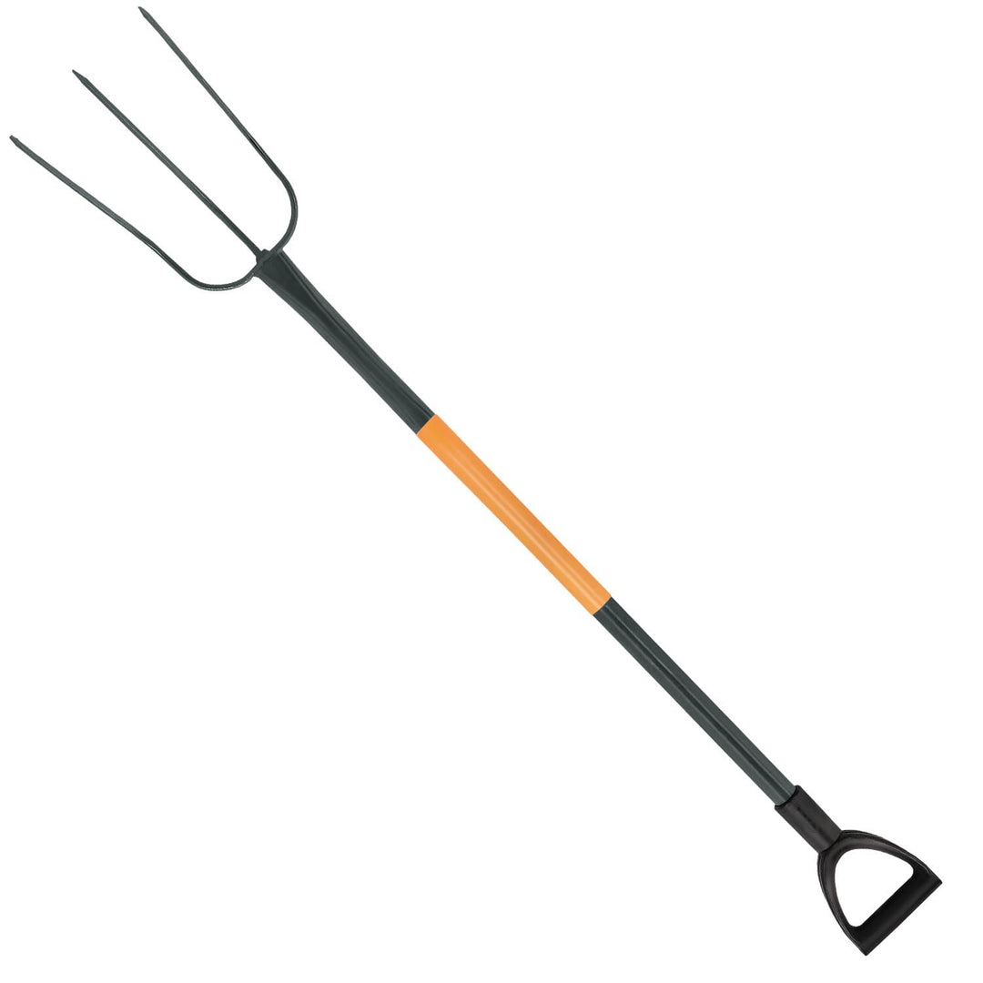 KOTARBAU® Mistforke 3 Zinken 125cm mit Metallstiel für Garten und Landwirtschaft