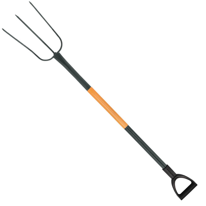 KOTARBAU® Mistforke 3 Zinken 125cm mit Metallstiel für Garten und Landwirtschaft