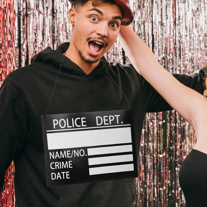 Artibetter 10stücke Gefängnis-namensschilder aus Papier für Partys und Kostümpartys Foto-requisiten