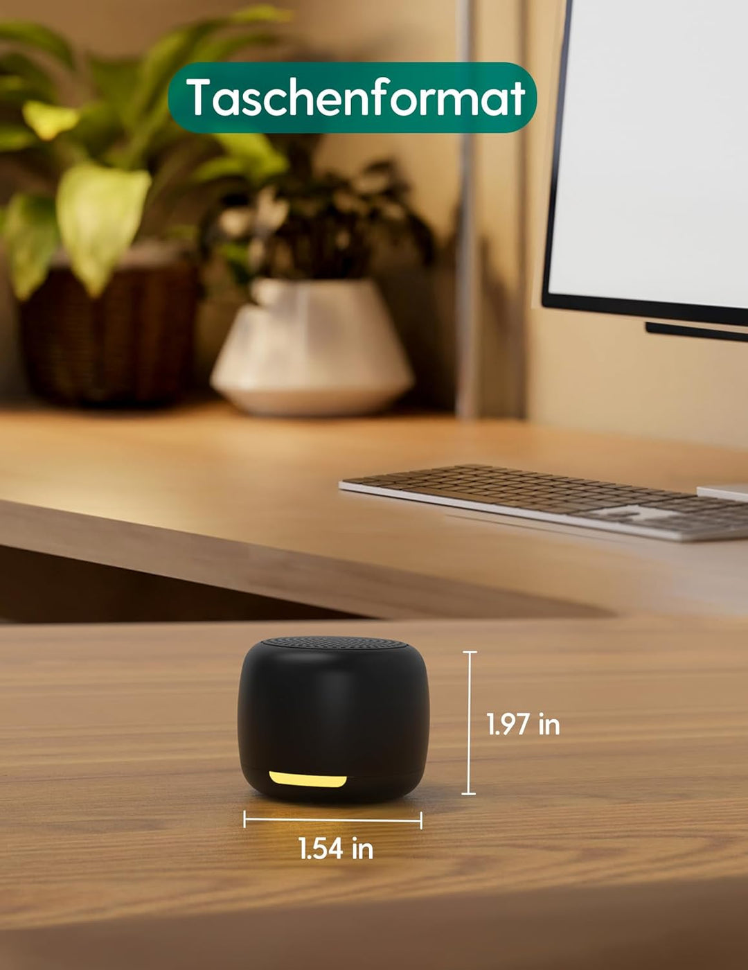 BABELIO White Noise Machine Baby Tragbare Mini-Soundmaschine für Erwachsene und Babys, Nachtlicht, 1