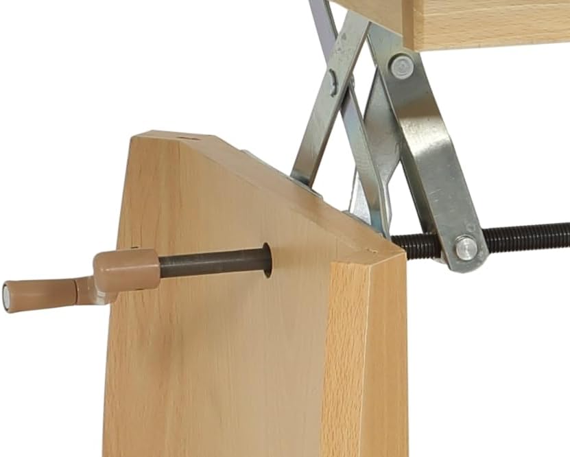 Hela Tische, Funktionscouchtisch Michael, Holzoptik melaminbeschichtet, Dekor Buche, ausziehbar 90-1