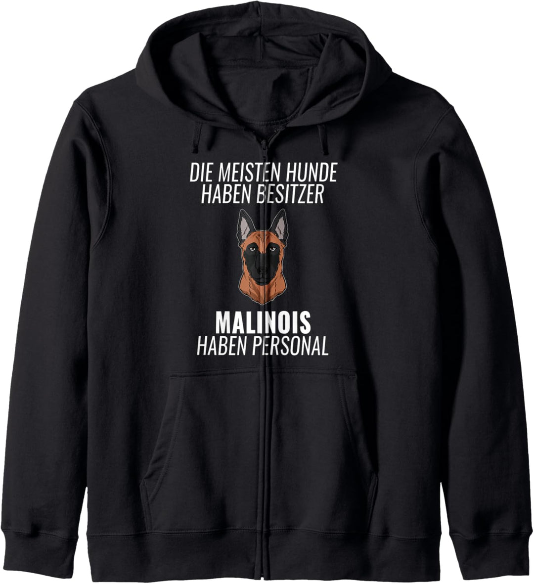 Lustiges Malinois Personal Hundehalter Geschenk Gassi Hund Kapuzenjacke