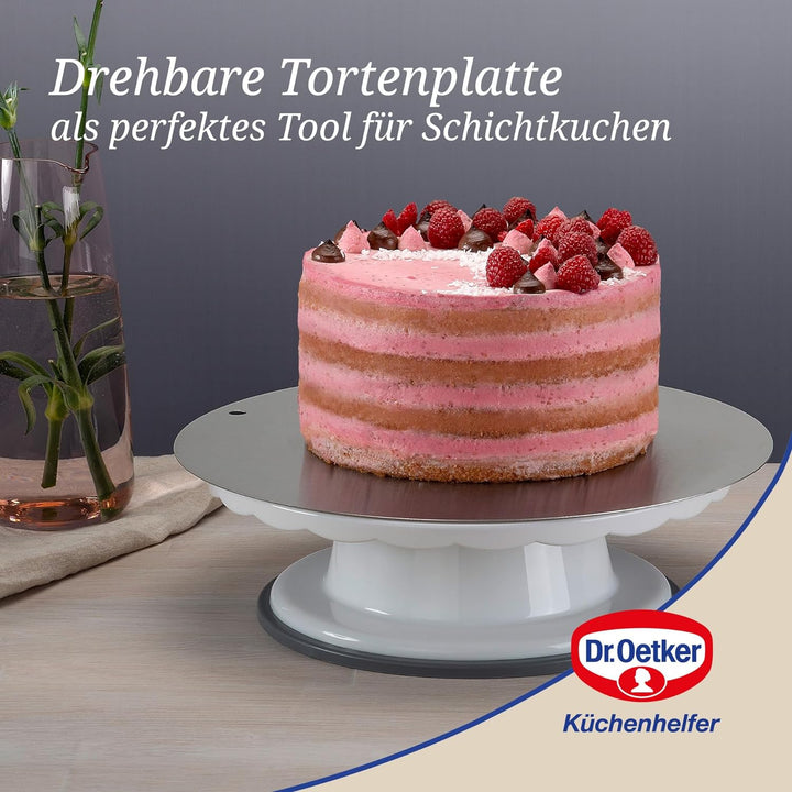 Hochwertige Drehbare Tortenplatte für Makellose Verzierung – Präzise und Leichte Drehbewegung – Kuns