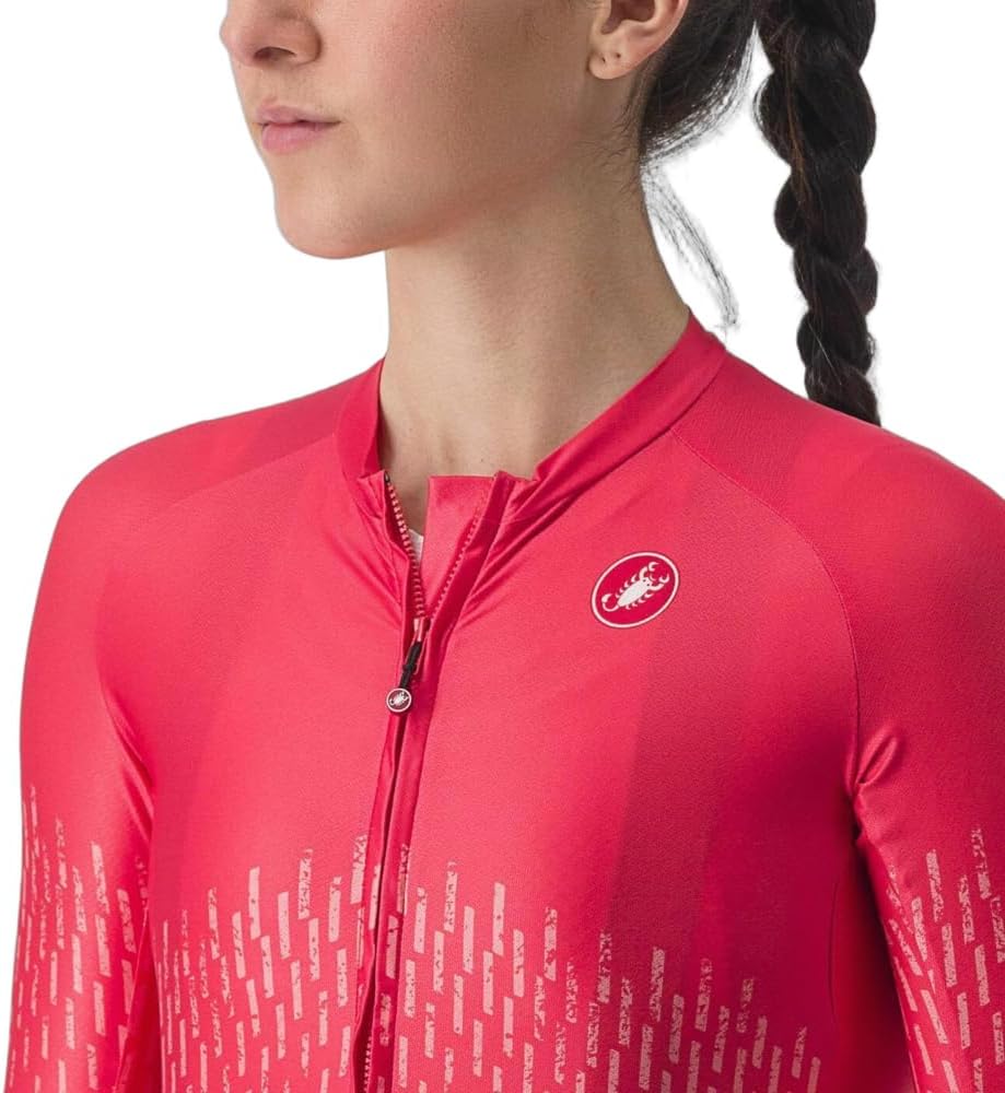 CASTELLI Damen Aero Pro W Jersey T-Shirt L Hibiskus, L Hibiskus