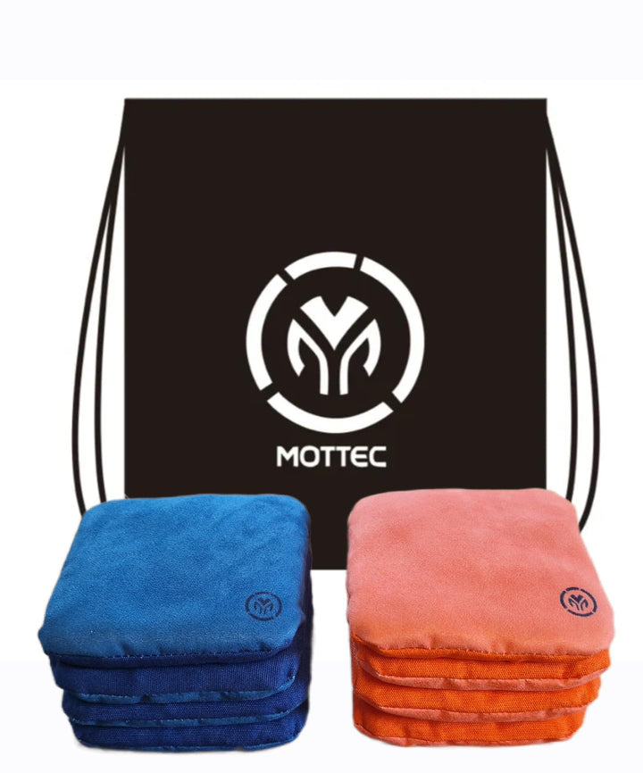 Cornhole Säckchen – Cornhole Bags Set 8 Stück – 15×15 cm Turniermass, 450 g – Doppelseitig Schnell &amp;