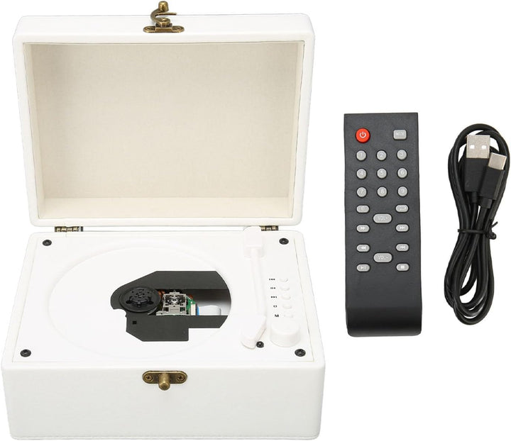 Tragbarer CD Player mit Bluetooth, Kpop Musikplayer mit Typ C Ladeanschluss, Wiederaufladbarer Platt