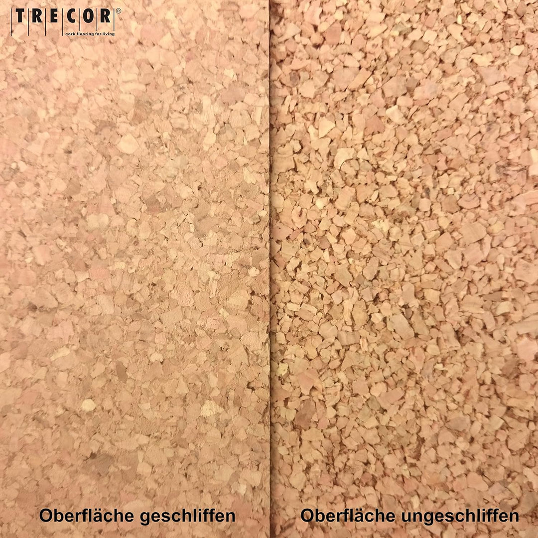TRECOR® Pinnwand Korkplatte [Format: 925 x 610 mm] - 12 mm Stärke - Hochelastisch und Antistatisch -