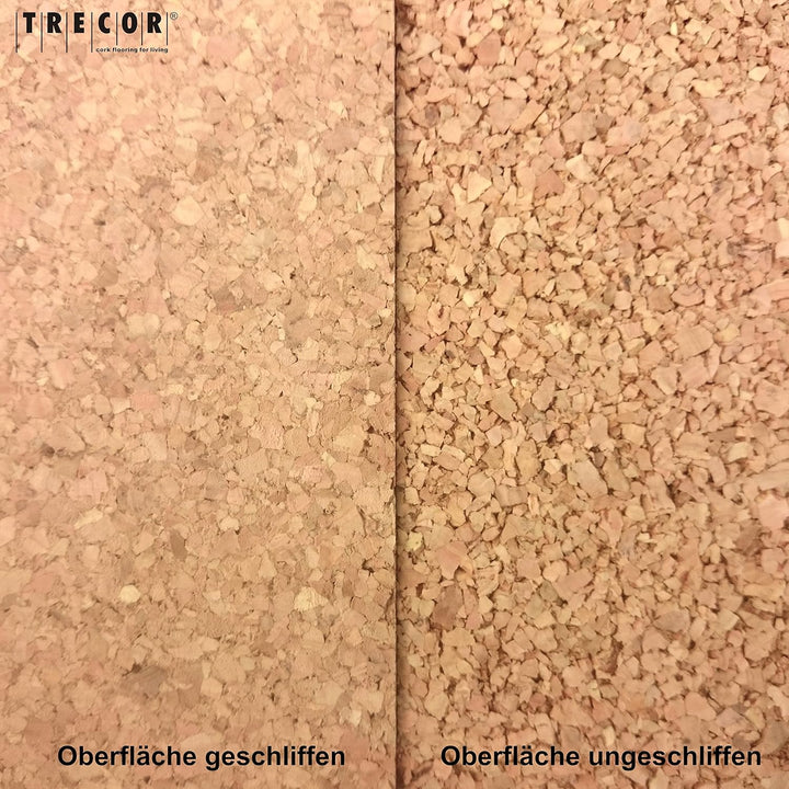 TRECOR® Pinnwand Korkplatte [Format: 925 x 610 mm] - 12 mm Stärke - Hochelastisch und Antistatisch -