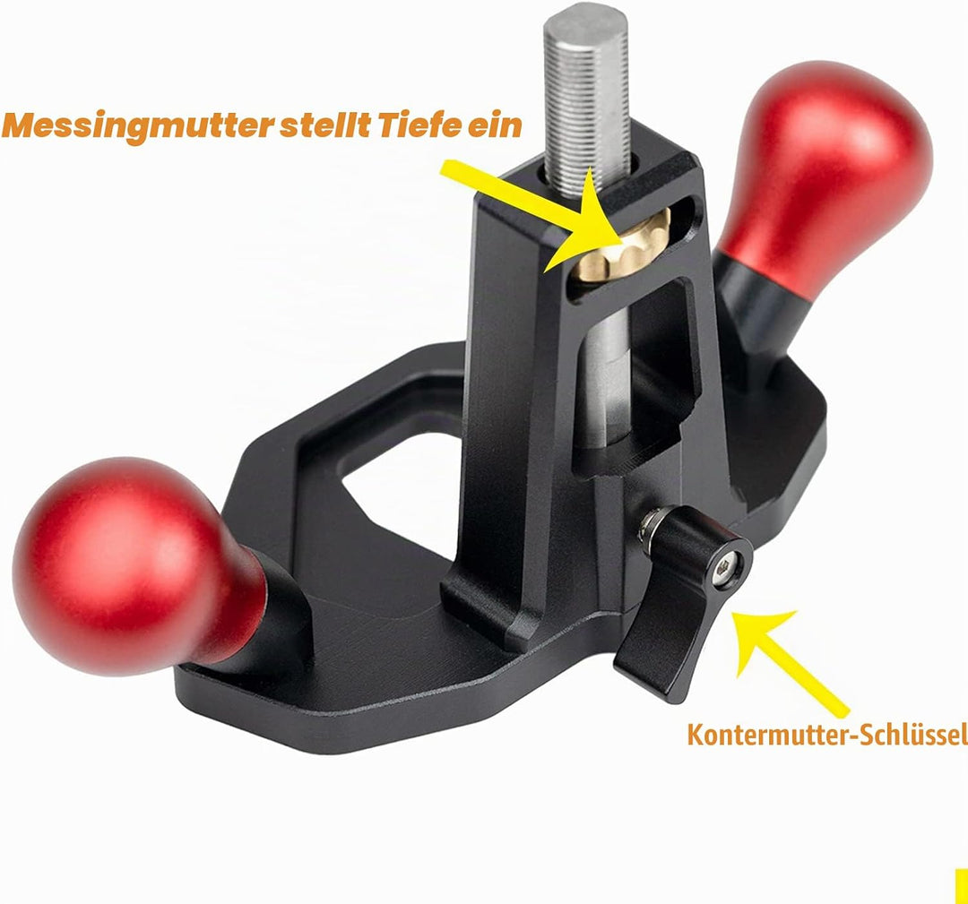 Handfräshobel, Handhobe Router Flugzeug Grundhobel Holzbearbeitungswerkzeug Handfräshobel Tragbarer