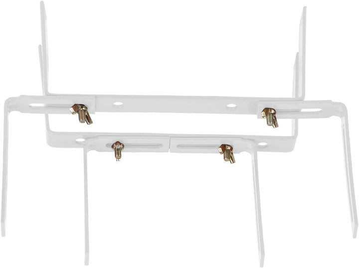 BigDean 6 Stück Blumenkastenhalter weiss Standard H-Form Kasten Halter Balkonkastenhalter Weiss 3 Pa