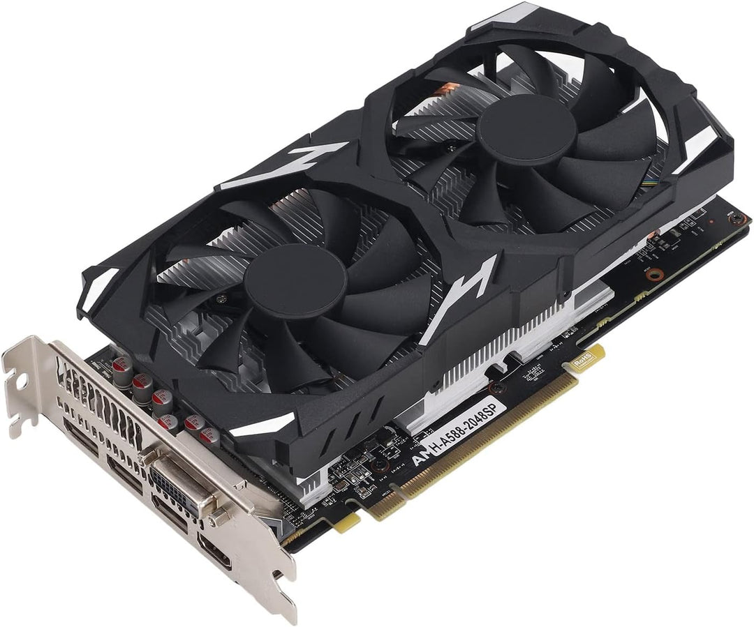 Cuifati RX 580 Grafikkarte, 8 GB GDDR5 256BIT Gaming-Grafikkarte, 7000 MHz, 8K-Grafikkarte, 16 PCI E