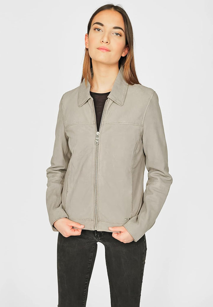 MAZE Damen Lederjacke 4202117 XS stone, XS stone