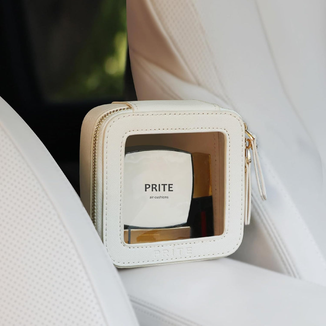 Prite Kleine Transparent Kosmetiktasche Mini Make Up Tasche Damen Reise wasserdichte Kulturbeutel Au