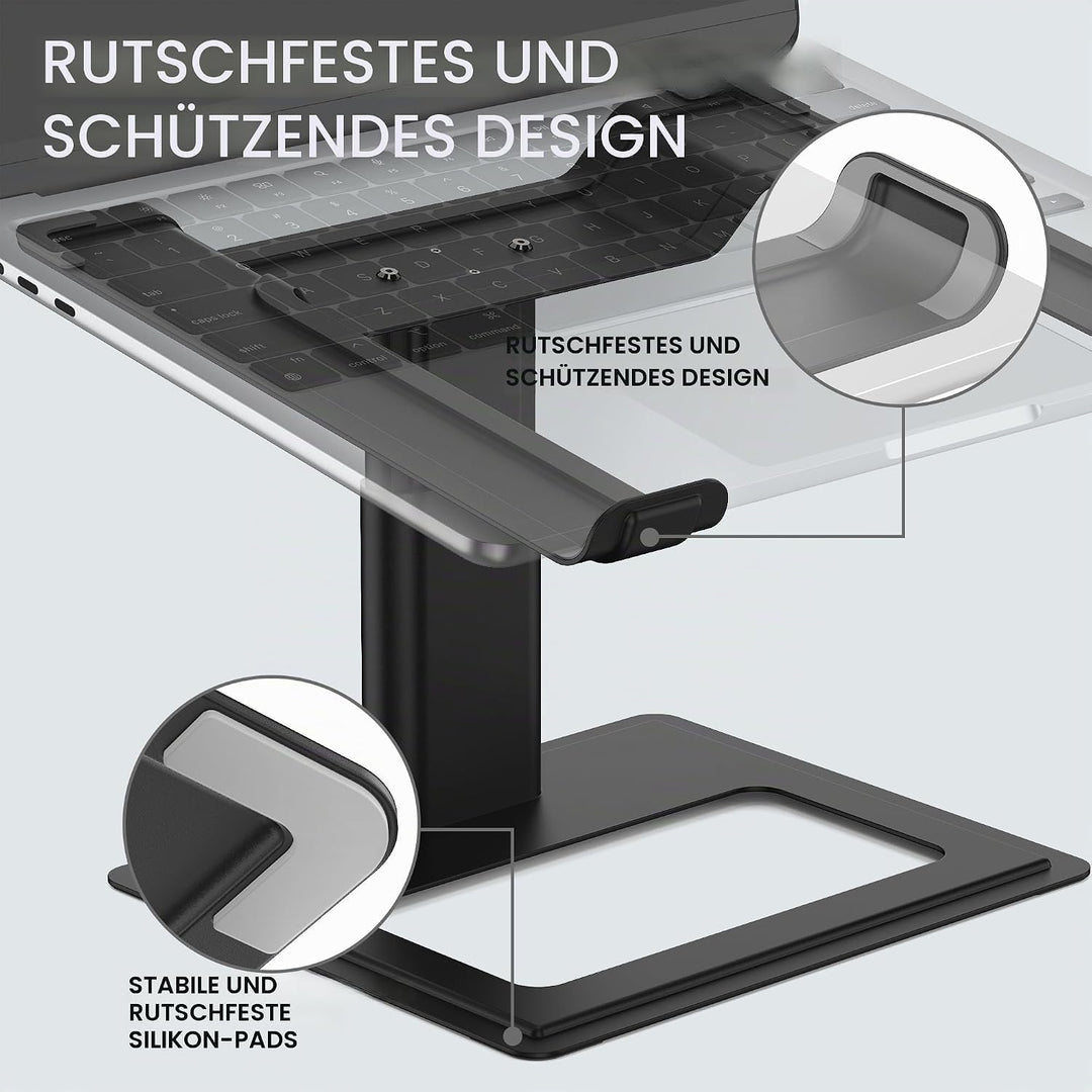 SOUNDANCE Laptop-Ständer für Schreibtisch, verstellbar, ergonomischer Laptop-Ständer für den Schreib