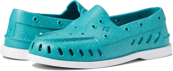 Sperry Herren A/O Schwimmer Bootsschuh 43 EU Blaugrün Gesprenkelt, 43 EU Blaugrün Gesprenkelt