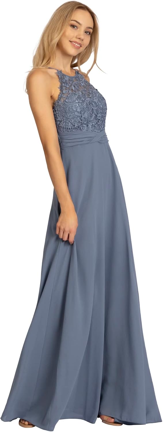 Damen Kleid Dress 40 Hellblau, 40 Hellblau