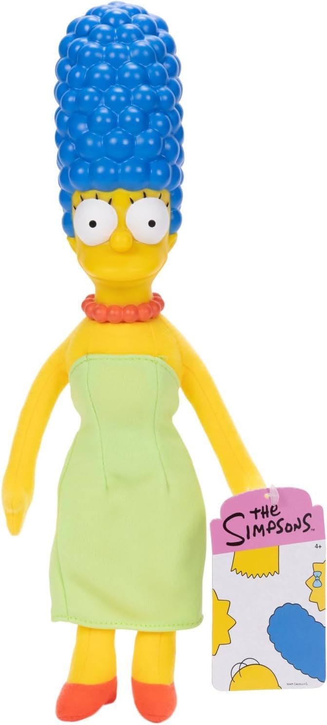 Die Simpsons Marge Plüsch 30 cm, offiziell lizenziert, weiche Plüsch Marge mit geformtem Kopf, sehr