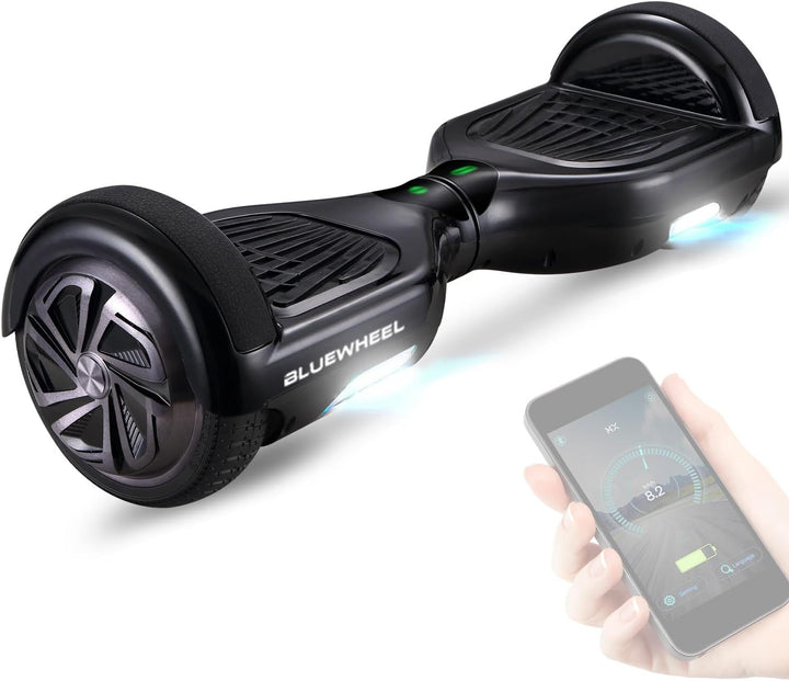 Bluewheel 6,5" Premium Hoverboard HX310s – Elektroboard mit LED, Bluetooth Lautsprecher, starker Dua