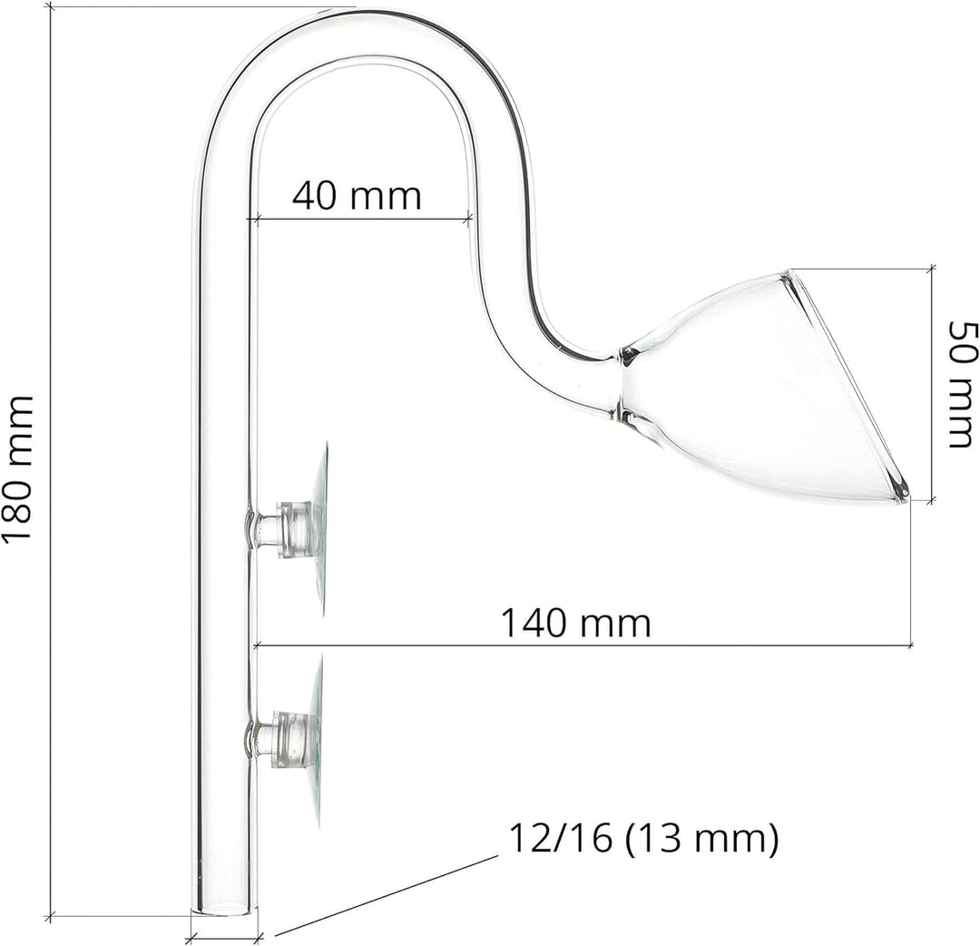 Guemmer products Filter Inflow Outflow Set 12/16mm 2 Saugnäpfe