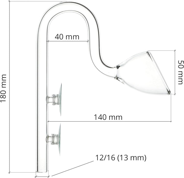 Guemmer products Filter Inflow Outflow Set 12/16mm 2 Saugnäpfe