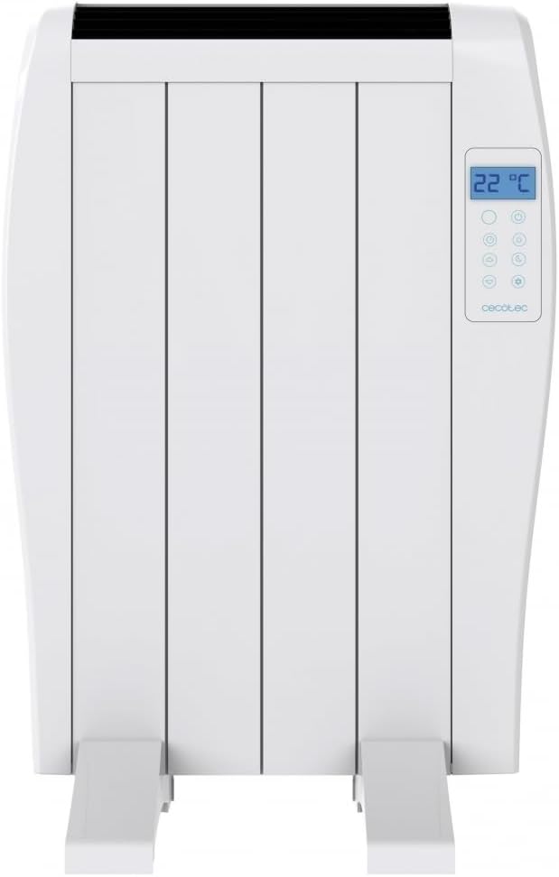 Cecotec Flachheizkörper mit Fernbedienung ReadyWarm 800 Thermal. 600 W, 4 Elemente aus Aluminium, LC