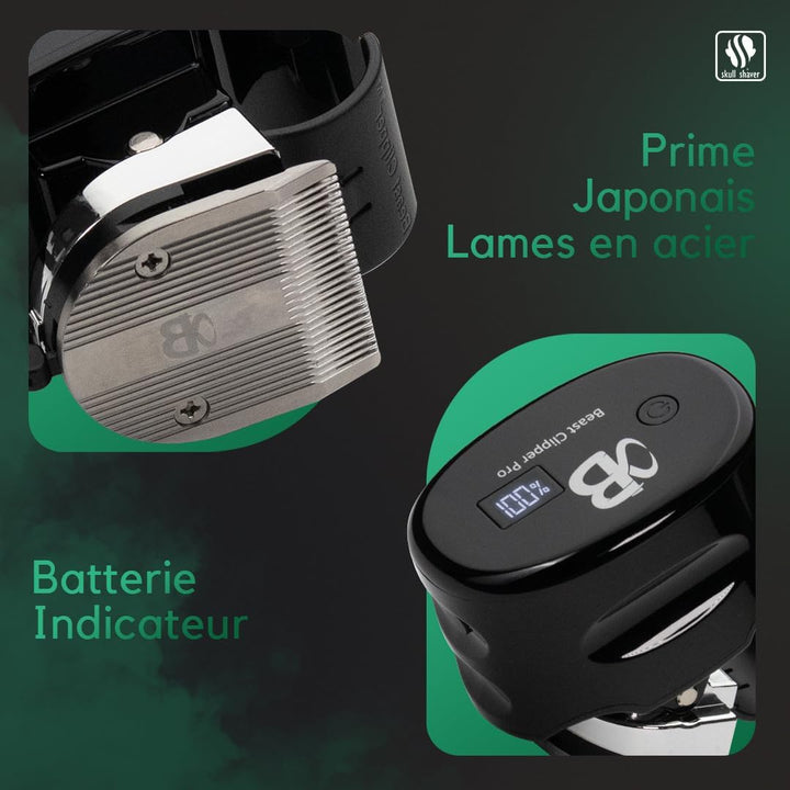 Beast Clipper Pro – Elektrischer Haarschneider für Herren für Kopf, gegenwärtig für Männer, Bart und