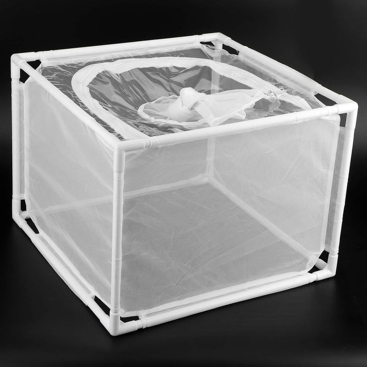 Insekten-Netzkäfig Gewächshaus Wiederverwendbare zusammenklappbare Mini-Pflanzenschmetterlinge Brutk