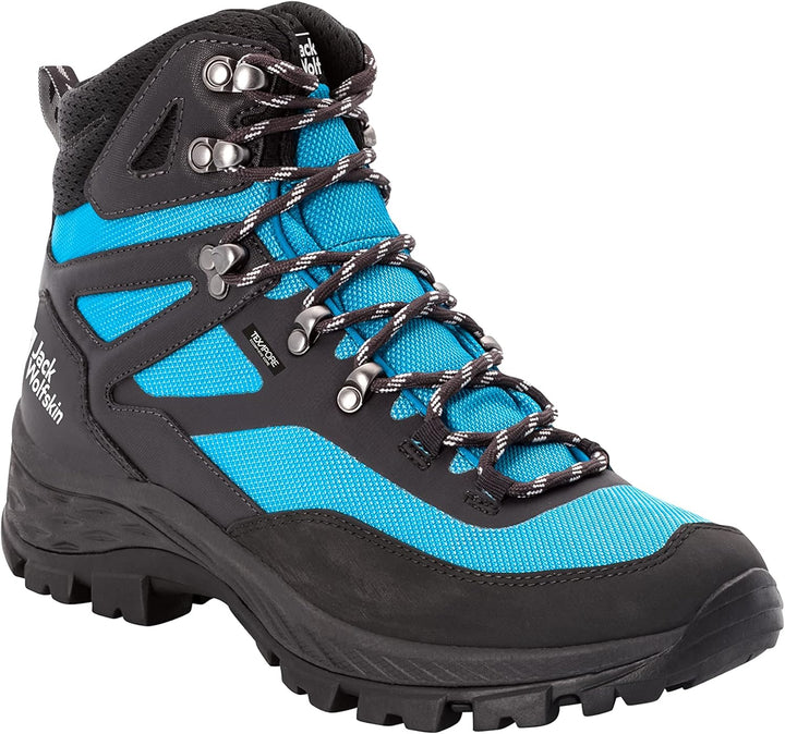 Jack Wolfskin Herren Rebellion Guide Texapore Mid M Walking-Schuh, 40.5 EU Blue Lime
