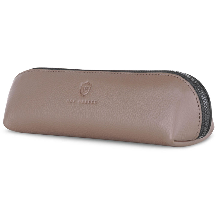 VON HEESEN® Echtleder Federmäppchen Leder Federmappe Etui für Stifte Mäppchen Schule Federtasche Uni