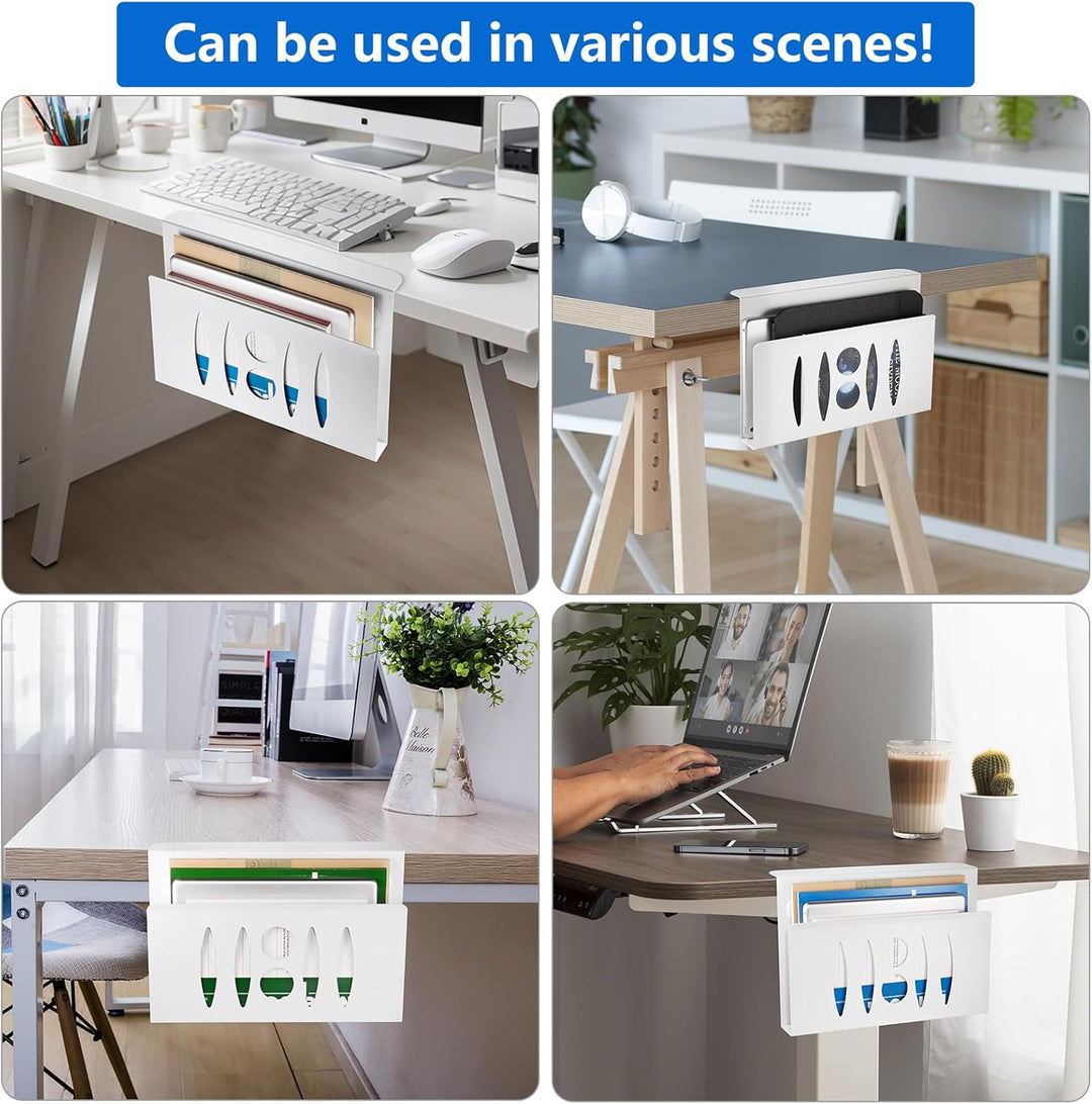 HAQIUHETO schubladen Organizer Laptop Stand Notebook ständer,Aus Stahl,kein Bohren erforderlich Zijs