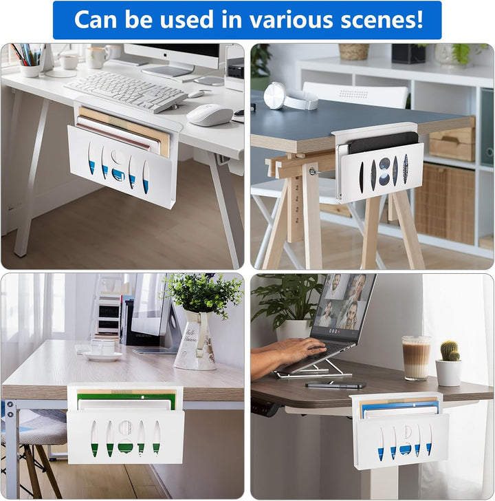 HAQIUHETO schubladen Organizer Laptop Stand Notebook ständer,Aus Stahl,kein Bohren erforderlich Zijs