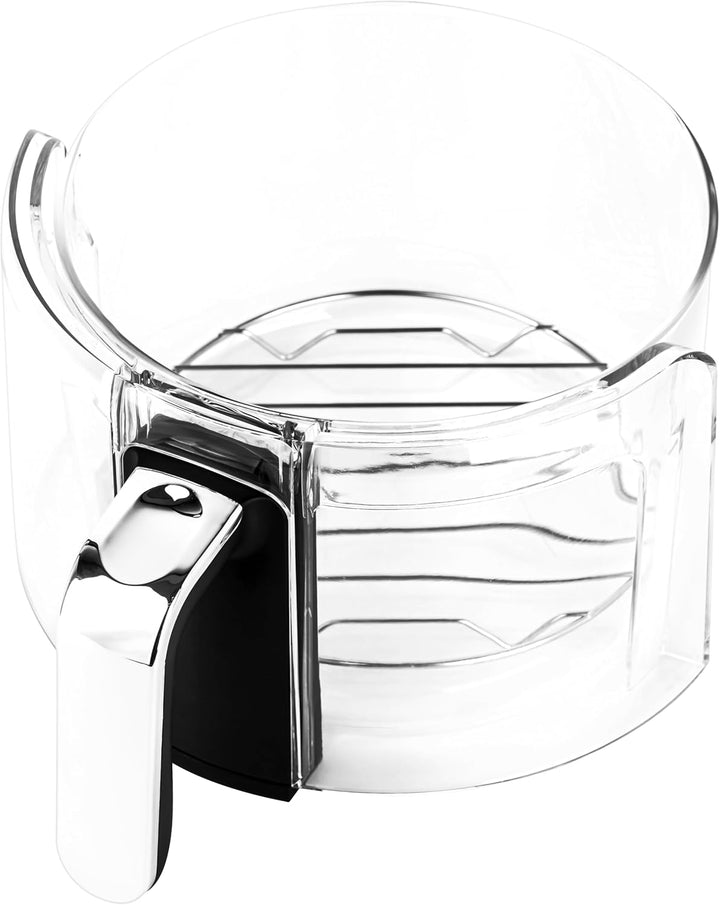 Kelen and Willian Heissluftfritteuse Airfryer aus Borosilikat-Glas 3L - BPA, PFAS & PTFE frei (schwa