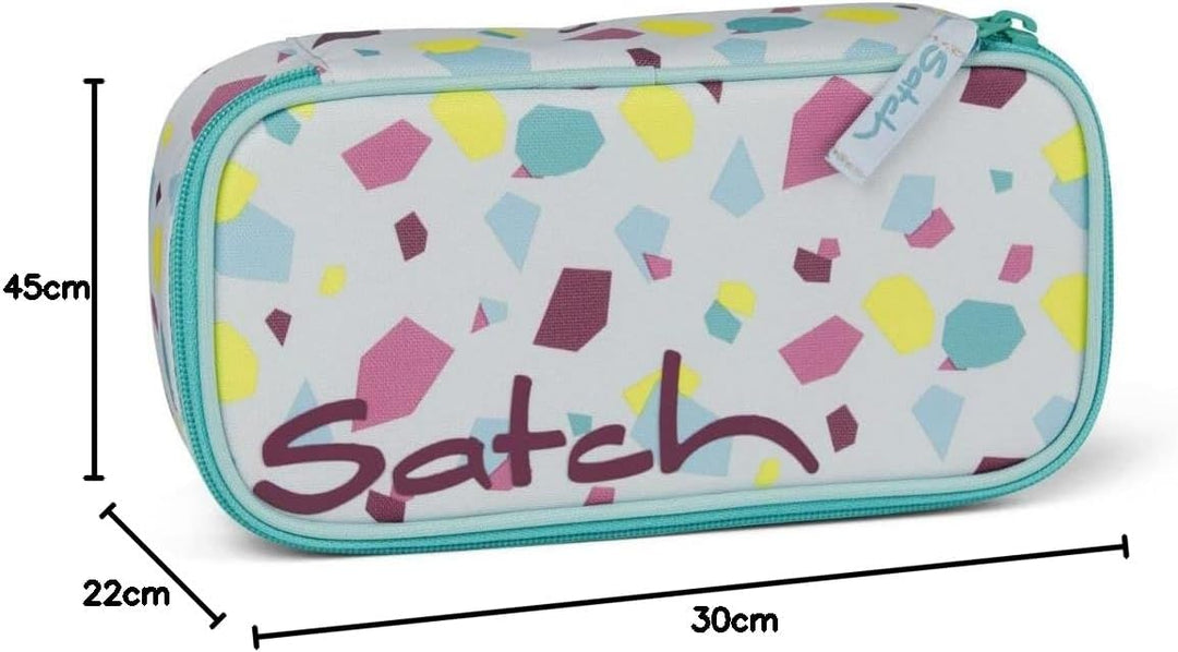 satch Pack Schulrucksack Set 3tlg. mit Sporttasche und Schlamperbox Dreamy Mosaic, Dreamy Mosaic