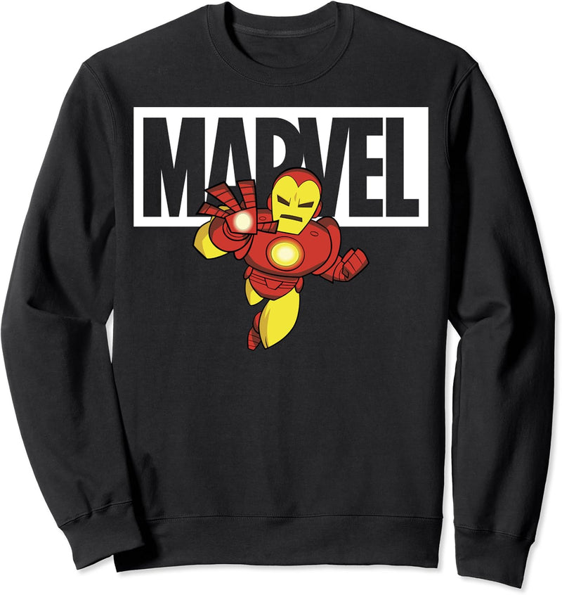 Marvel Avengers Iron Man Logo Doodle Sweatshirt