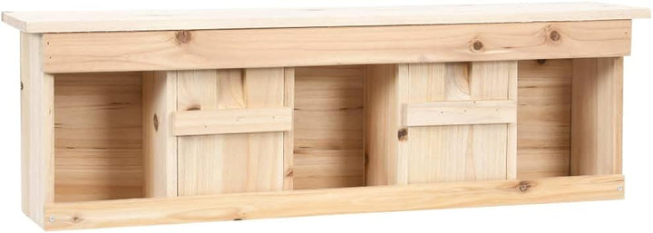 Myheimly Spatzenhaus 5-Fach 68x15x21 cm Tannenholz Nistkasten für Sperling Spatzenvilla