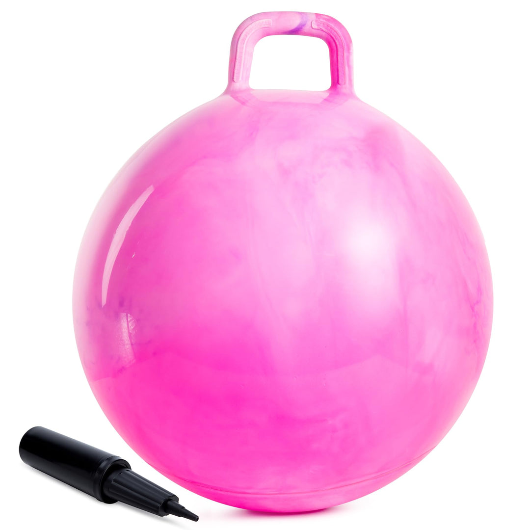 U&amp;C Planet Hüpfball Aufblasbarer Hopperbal mit Pumpe, 45 cm Hopper Ball für Kinder，max. Belastbarkei