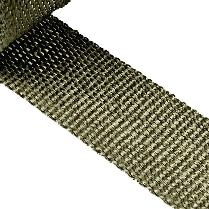 DL-Racing 10m Basalt Auspuff Hitzeschutz Band - 30mm breit - Krümmerband Auspuffband mit 10 Edelstah