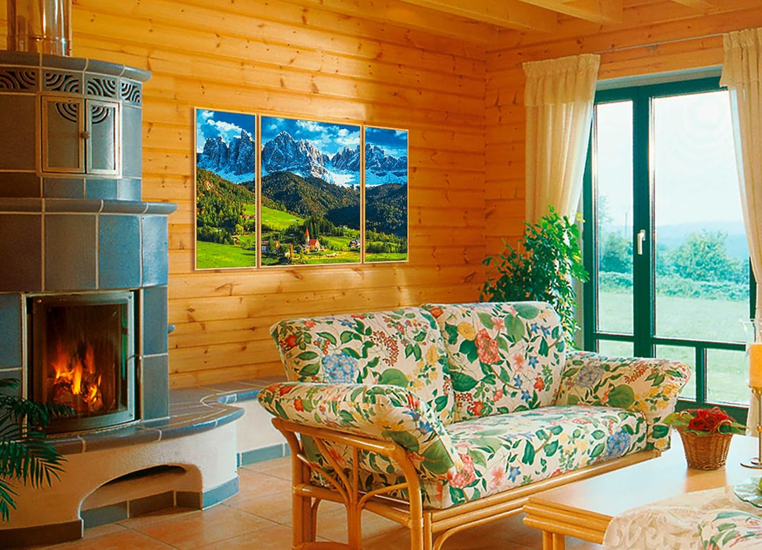 Schipper 609260760 Malen nach Zahlen - St. Magdalena in Südtirol - Bilder malen für Erwachsene, inkl