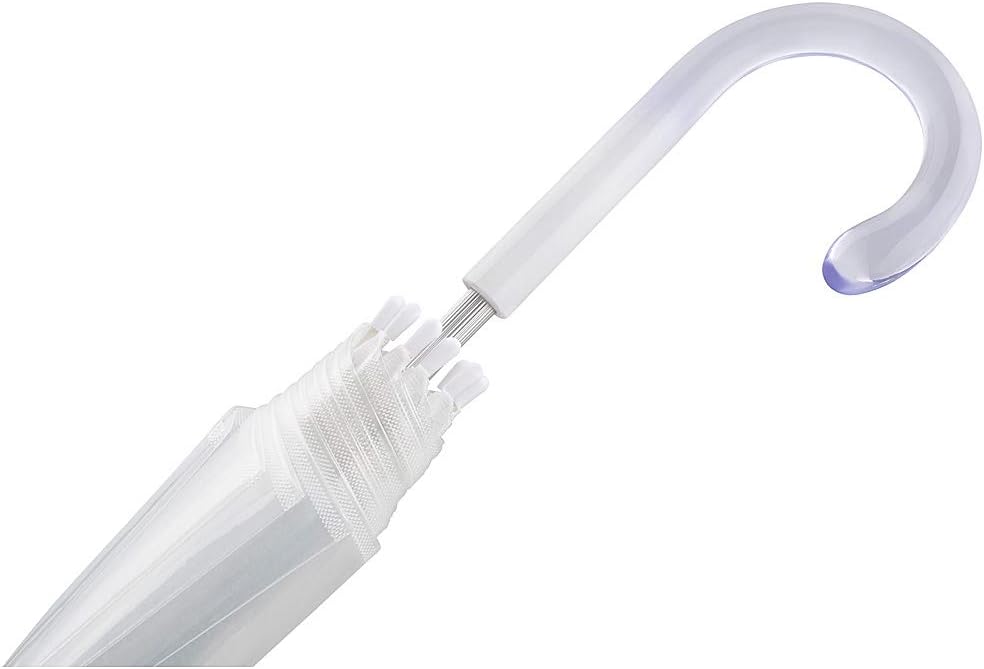 VON LILIENFELD Regenschirm Glockenschirm Transparent Durchsichtig Melina, Transparent