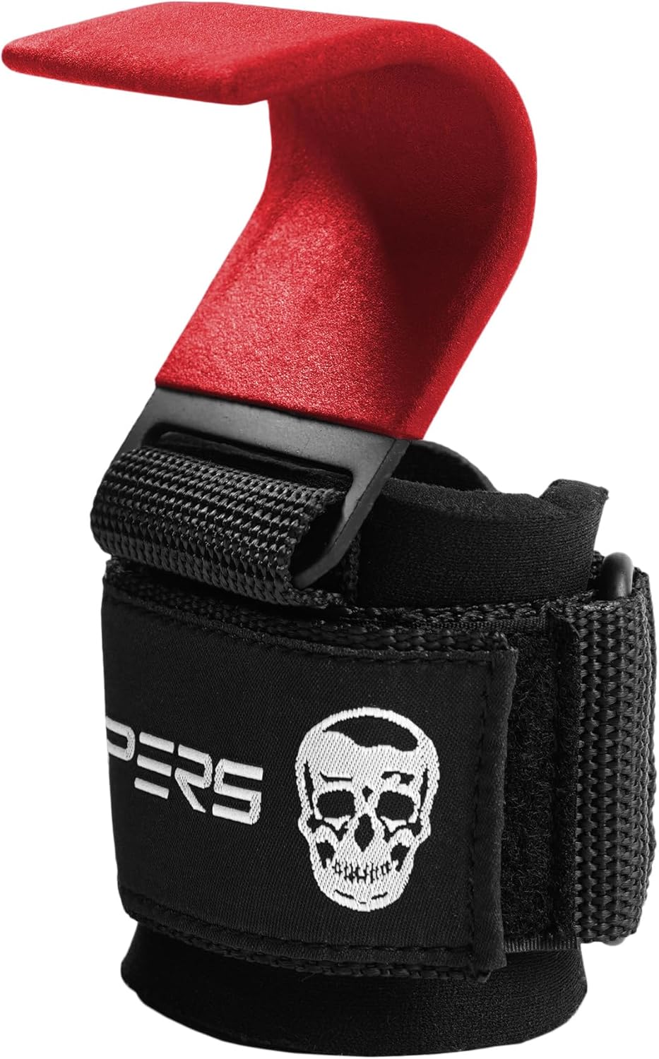 Gymreapers Weight Lifting Hooks (Pair), Heavy Duty Power Wrist Straps Hand Grip Support For Deadlift