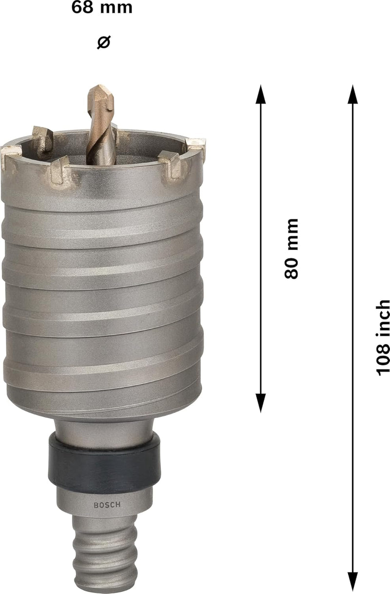 Bosch Accessories Bosch Professional Hohl-Bohrkrone SDS-max-9 Core Cutter zweiteilig mit Gewinde (Ø