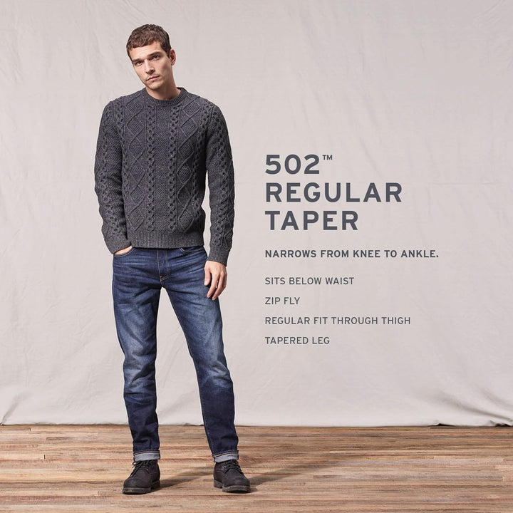 Levi's Herren 502 Taper Jeans 28W / 30L Nightshine, 28W / 30L Nightshine