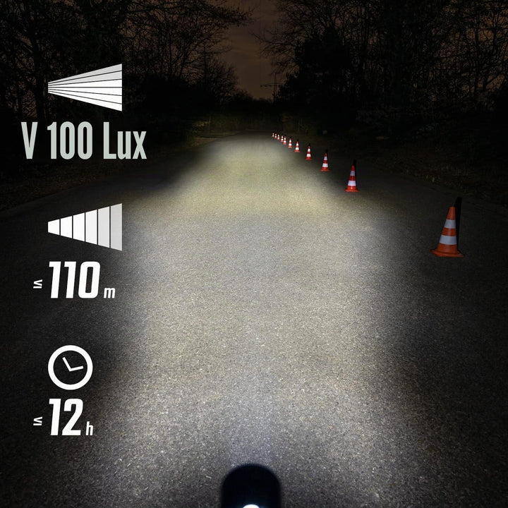 SIGMA Fahrradlicht Set Aura 100/Blaze Link (Silikonhalterung) | Innovative Kopplungsfunktion & Autom