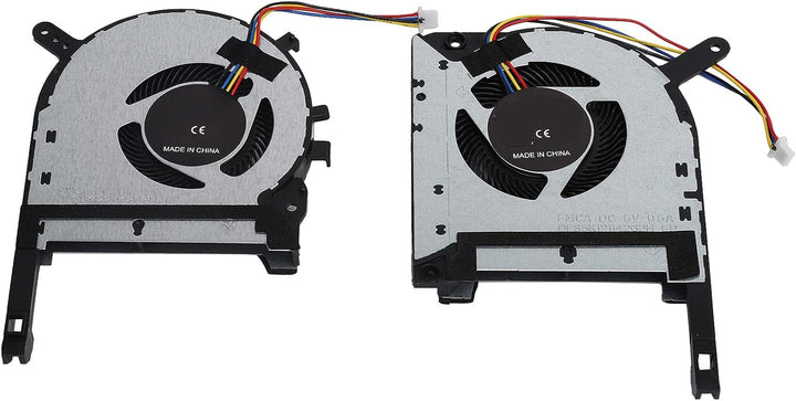 PUSOKEI 2pcs Laptop-Lüfter, 4-adriger Stromanschluss Computerlüfter für ASUS TUF FX505 FX505ge FX505