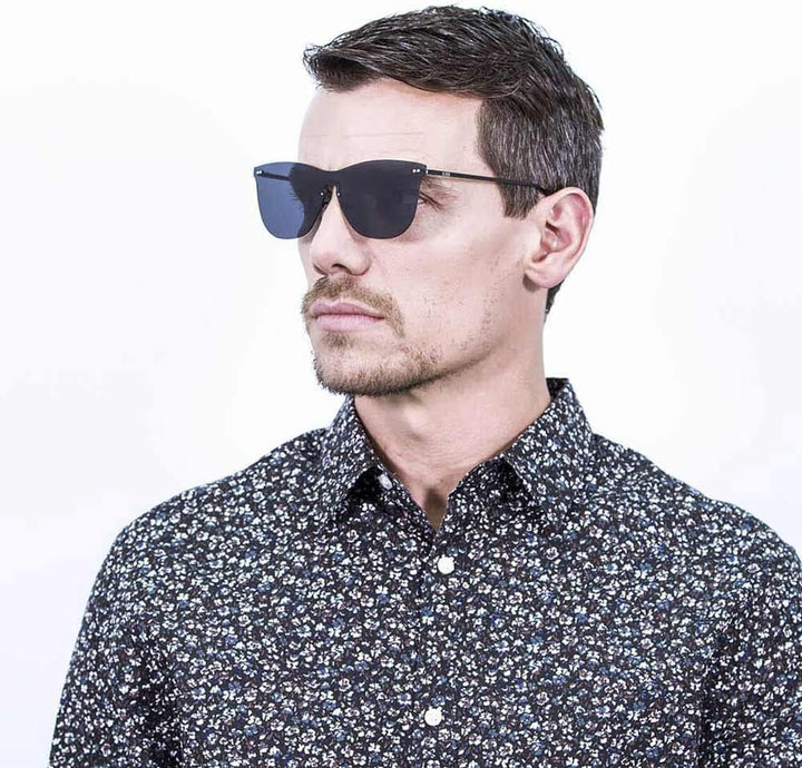 Ocean Unisex-Erwachsene Eye Sonnenbrille, Schwarz (Argento/Nero), 58