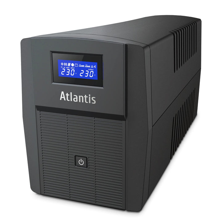 Atlantis A03-HP2003 Unterbrechungsfreie Sinuswelle 1500VA 900W Line Interactive, LCD-Display, USB-HI