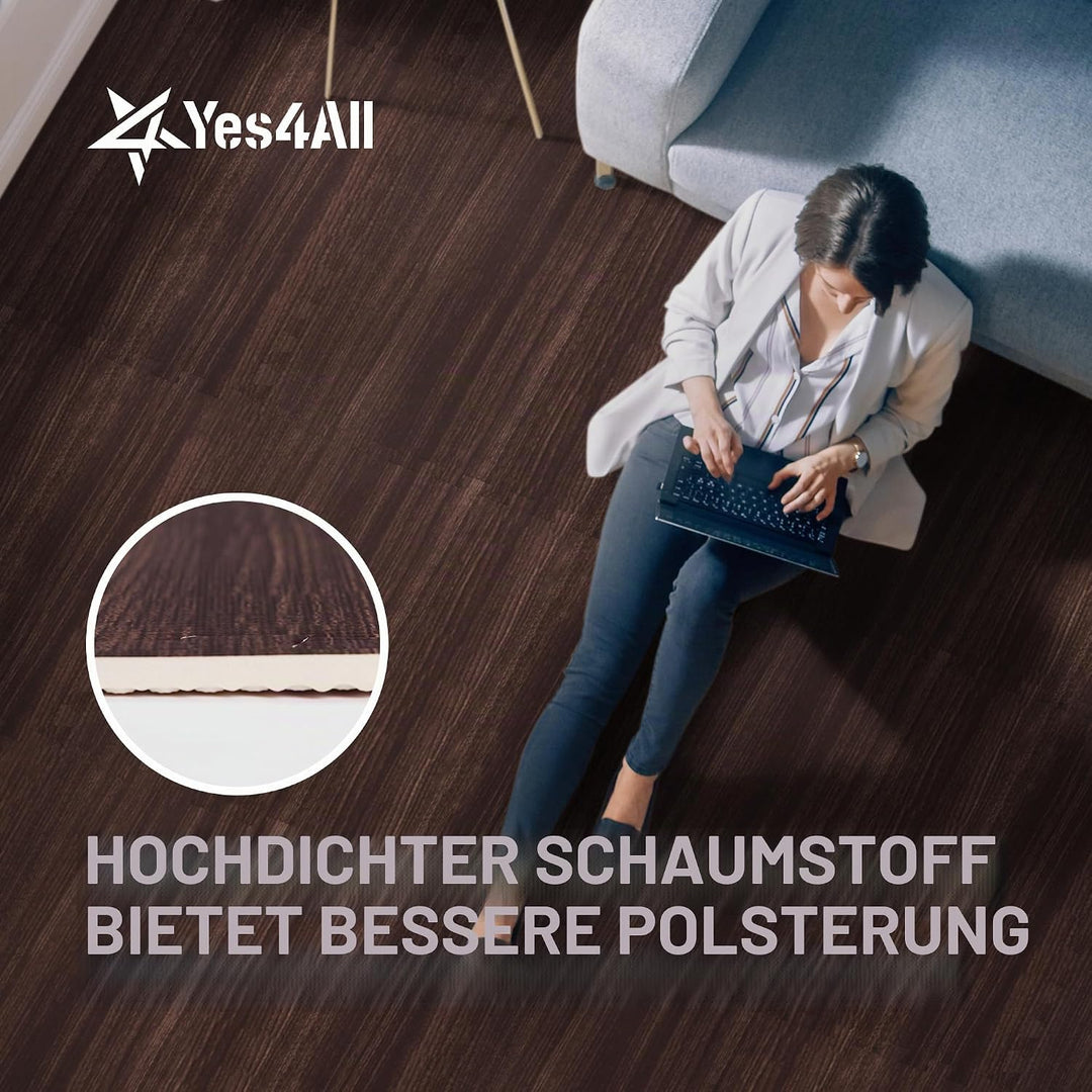 Yes4All 30x30 cm bis zu 3.3 m² Set 12/16/36 Eva Matten Schutzmatten Bodenschutz Bodenfliesen Sportma