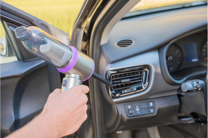 BERGER RoadDust Akku-Handstaubsauger | USB-C Mini-Sauger für Auto &amp; Camping