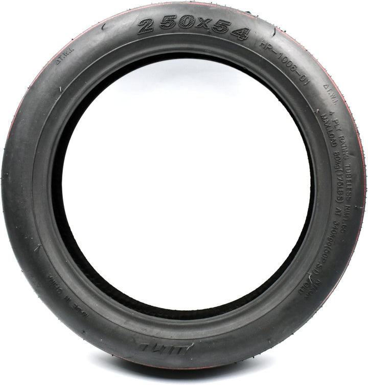 myBESTscooter – 250 x 54 Tubeless-Reifen für Xiaomi 4 Elektroroller, Gummireifen mit Ventil-Ersatzte